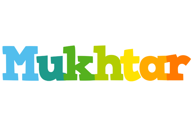 Mukhtar rainbows logo