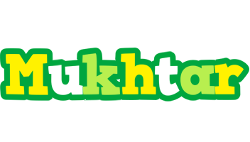Mukhtar soccer logo
