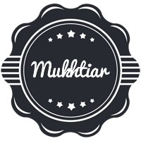 Mukhtiar badge logo