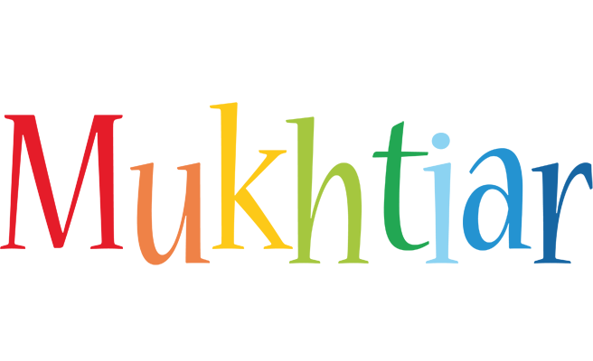 Mukhtiar birthday logo