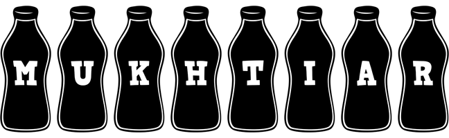 Mukhtiar bottle logo
