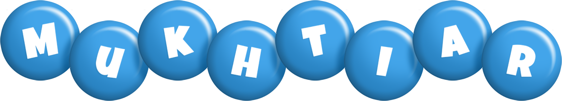 Mukhtiar candy-blue logo