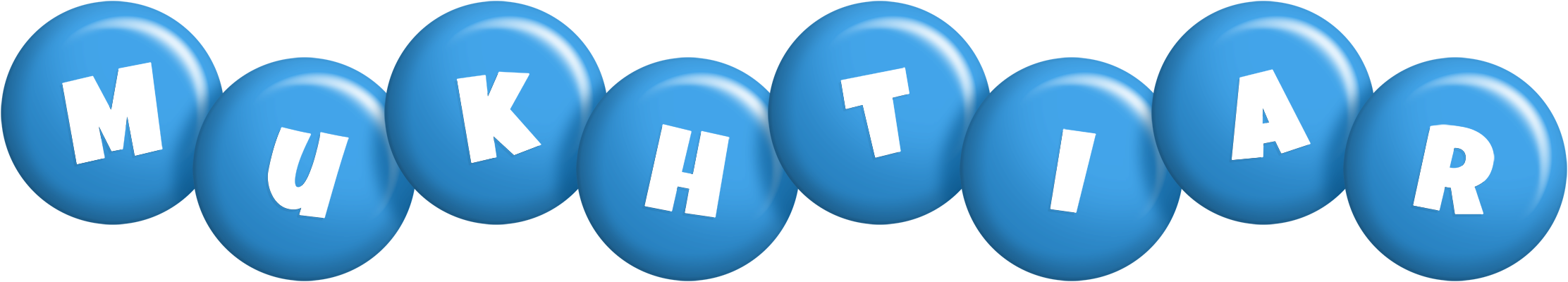 Mukhtiar candy-blue logo