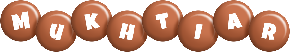 Mukhtiar candy-brown logo