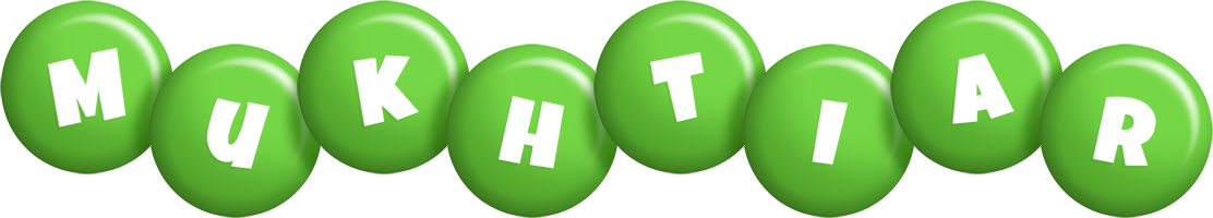 Mukhtiar candy-green logo
