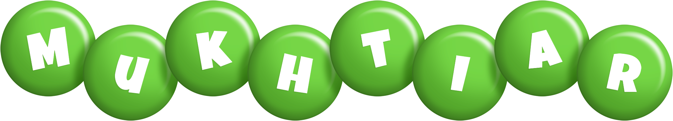 Mukhtiar candy-green logo