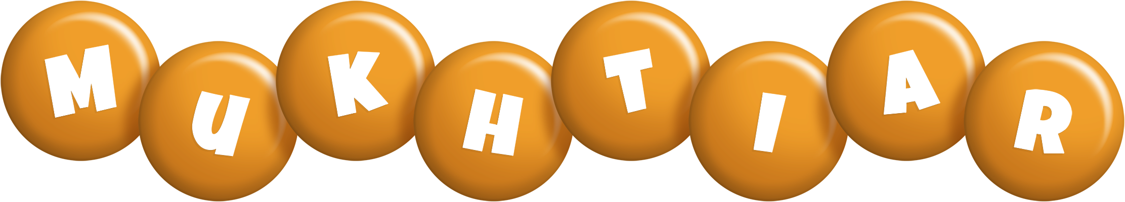 Mukhtiar candy-orange logo
