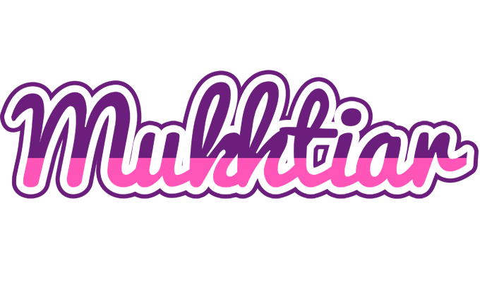 Mukhtiar cheerful logo