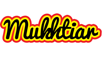 Mukhtiar flaming logo
