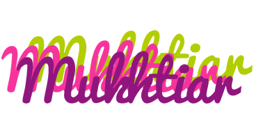 Mukhtiar flowers logo