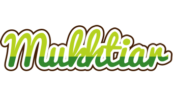 Mukhtiar golfing logo