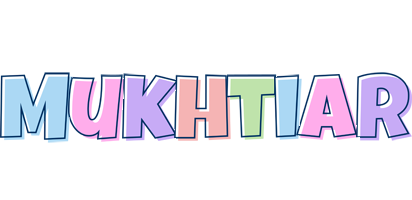 Mukhtiar pastel logo
