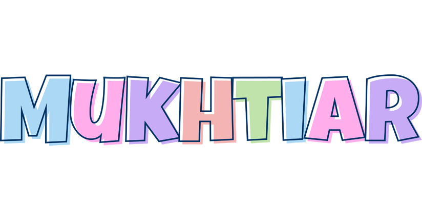Mukhtiar pastel logo