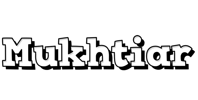 Mukhtiar snowing logo