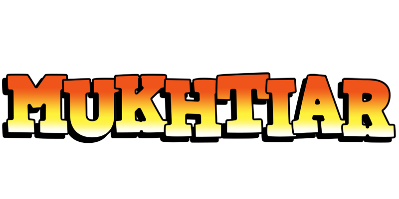 Mukhtiar sunset logo