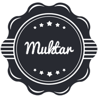 Muktar badge logo