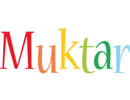 Muktar birthday logo