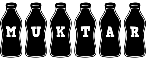 Muktar bottle logo