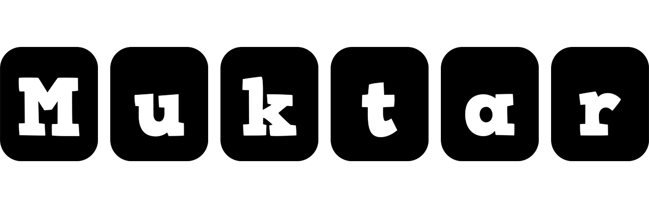 Muktar box logo