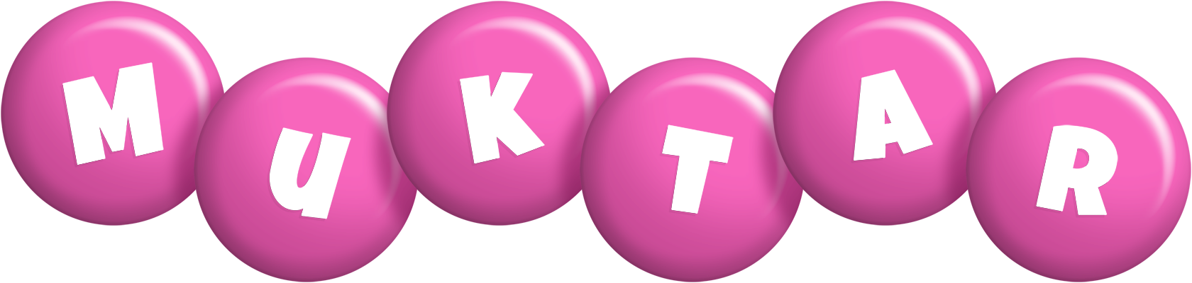Muktar candy-pink logo