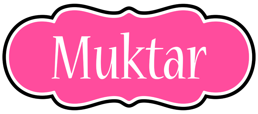 Muktar invitation logo