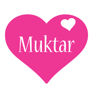 Muktar love-heart logo