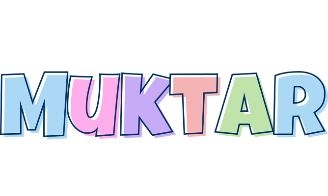 Muktar pastel logo