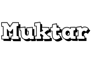 Muktar snowing logo