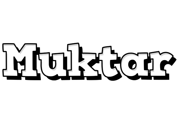 Muktar snowing logo
