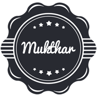 Mukthar badge logo