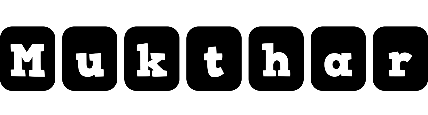 Mukthar box logo