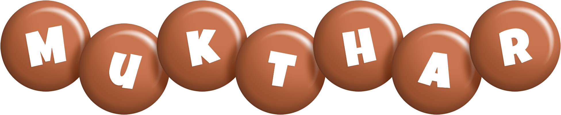 Mukthar candy-brown logo