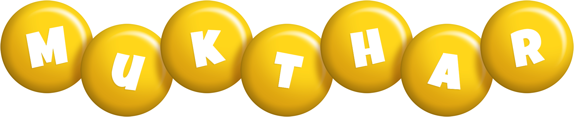 Mukthar candy-yellow logo