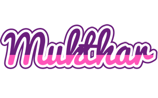 Mukthar cheerful logo