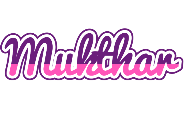 Mukthar cheerful logo