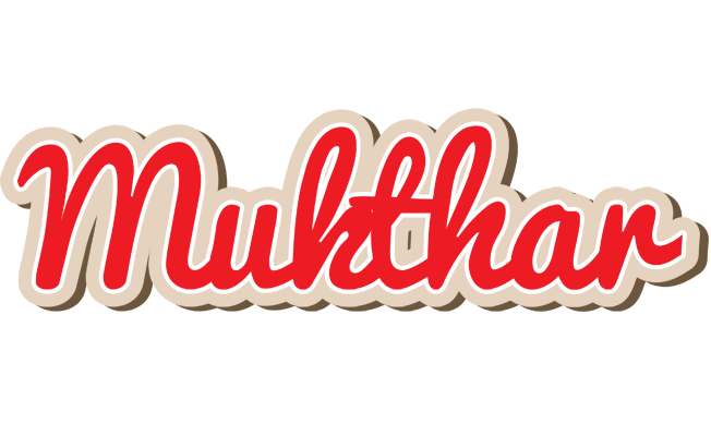 Mukthar chocolate logo
