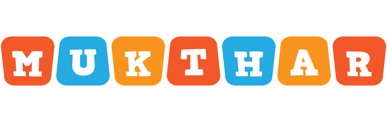 Mukthar comics logo
