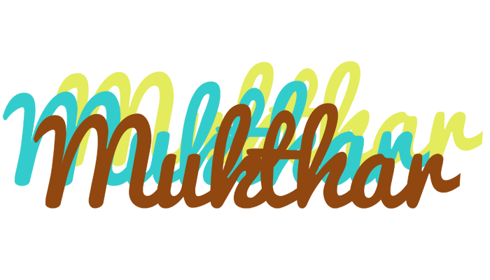 Mukthar cupcake logo