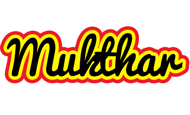 Mukthar flaming logo