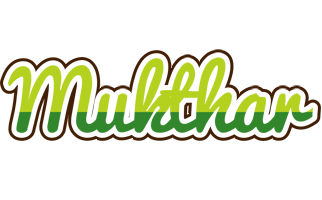 Mukthar golfing logo