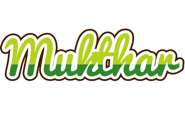 Mukthar golfing logo