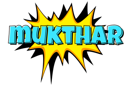 Mukthar indycar logo