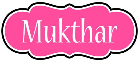 Mukthar invitation logo