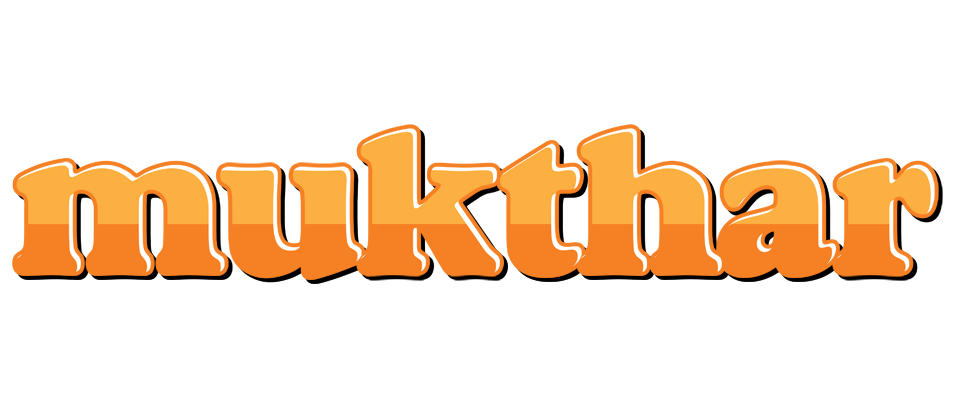 Mukthar orange logo