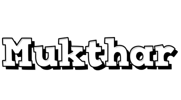 Mukthar snowing logo