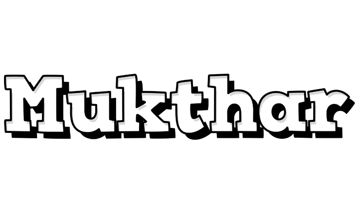 Mukthar snowing logo