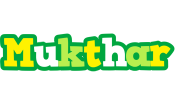 Mukthar soccer logo