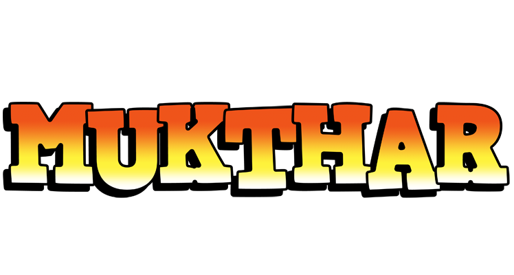 Mukthar sunset logo