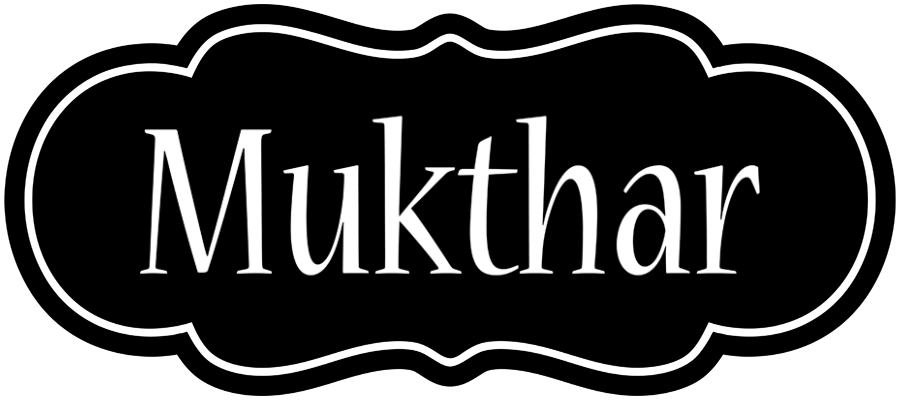 Mukthar welcome logo