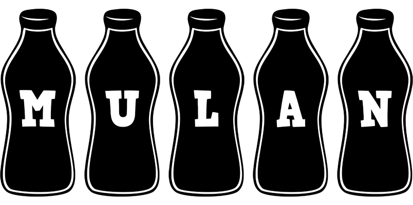 Mulan bottle logo